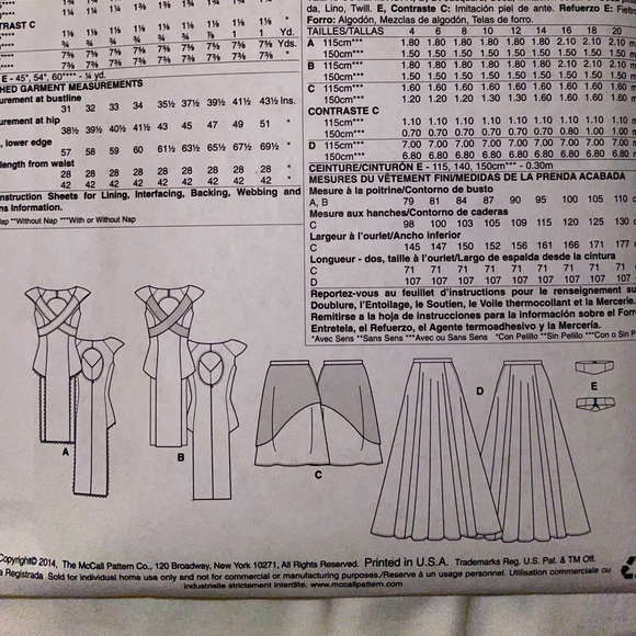 Plus Size Game of Thrones Costume Pattern M6941 - Picture 2 of 2